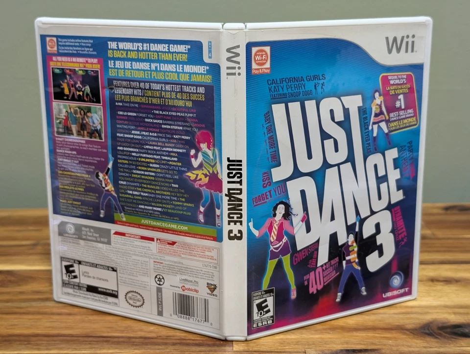 Just Dance 3 (Nintendo Wii, 2011) ➡️CIB Complete  - Tested - Near Mint 📀! - Image 4 of 4