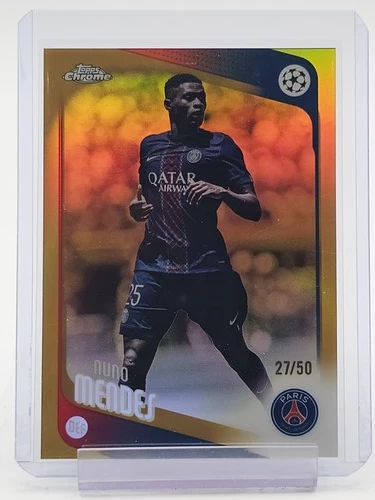 2025 Topps Chrome Nuno Mendes Refractor