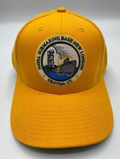The Corps Naval Submarine Base New London Logo Yellow Baseball Cap Hat One Size