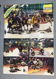 Lego 6987 Space Blacktron I Message Intercept Base Set Vintage Manual