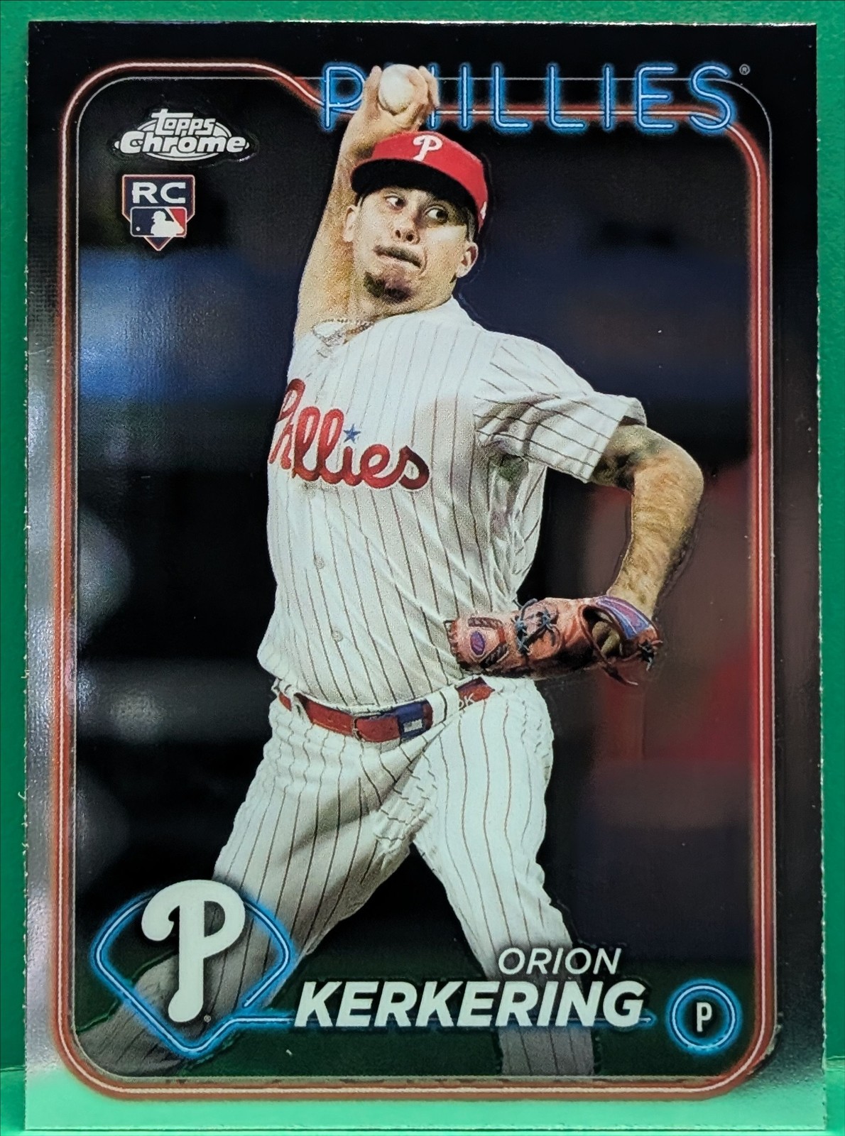 2024 Topps Chrome #180 Orion Kerkering Philadelphia Phillies /.