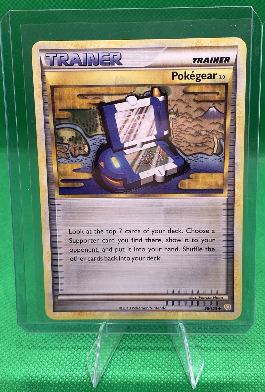 Pokegear 3.0 - HeartGold SoulSilver (HS) Pokemon Trading Card 96/123 Regular