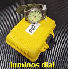 🔆☀️ OROLOGIO 007 JAMES BOND, QUADRANTE LUMINOSO, CINTURINO NATO NYLON ⌚