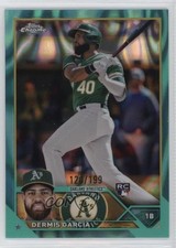 2023 Topps Chrome Aqua Lava Refractor 120/199 Dermis Garcia García #183 11o2