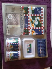Vintage Better Home Christmas 5 Piece Bathroom Set Polar Bear