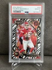 🔥Patrick Mahomes 2024 Select Club Level Zebra Prizm Shock #223 Chiefs PSA 10