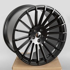 New 21" Replacement Matte Black Alloy Wheel Rim For BMW Mercedes Benz UK STOCK