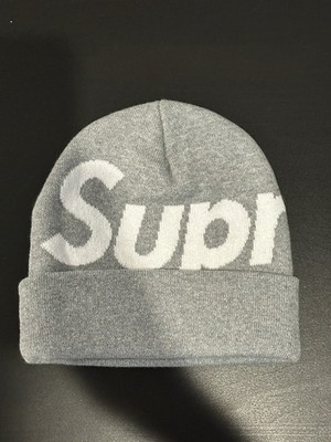 Supreme Big Logo Beanie (FW24)Ash Grey | eBay