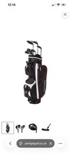 Spalding Ladies Package Set -True Black Irons Driver Hybrid Putter Golf Cart Bag