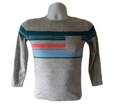 Cat Jack boys multicolored striped long-sleeve t-shirt size M 8/10