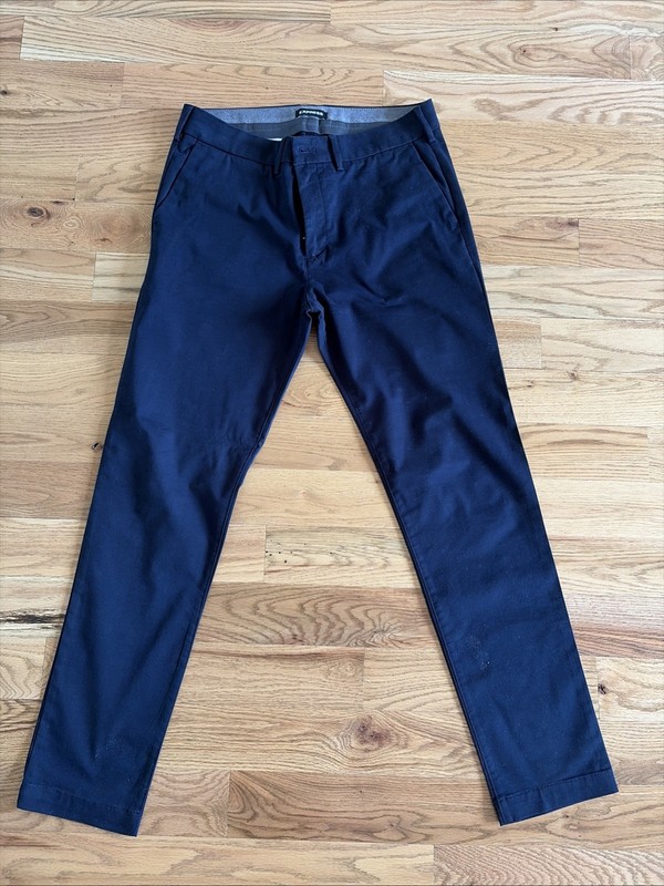 Men’s Express Navy Blue Stretch Chino Skinny 32 X 32