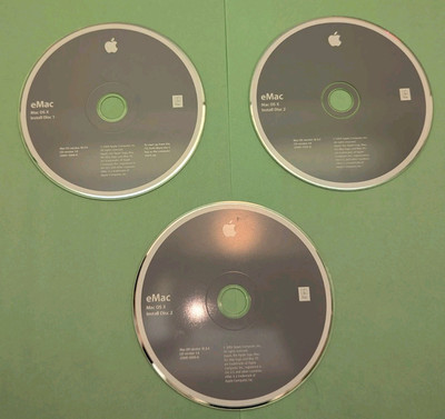 Apple Macintosh eMac (2004) Software Install/Restoration CD s