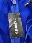 Express Womens Blue Sleeveless Pockets Back Zip One-Piece Romper Size 12 — photo 3