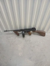 NEW Gangster Army Thompson Style Toy 8-Shot Cap Gun *RARE 132/6