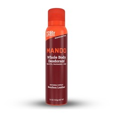 Mando Whole Body Men's Aluminum Free Invisible Spray Deodorant - Bourbon 3.6oz