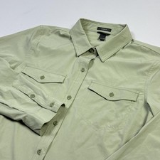 Eddie Bauer Shirt Womens Medium Green Classic...