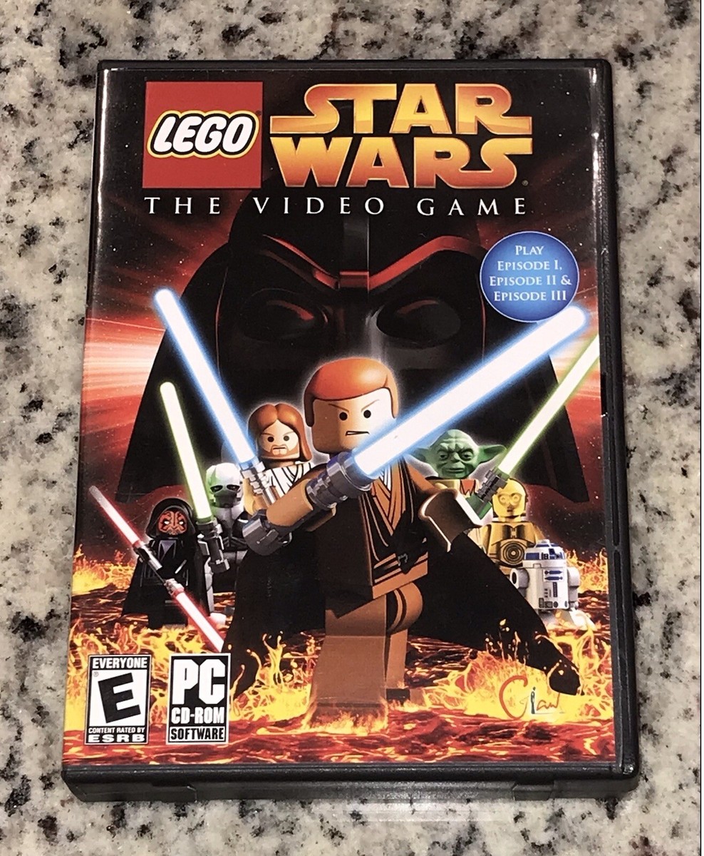 LEGO Star Wars The Video Game PC CD-ROM COMPLETE WITH ORIGINAL MANUAL