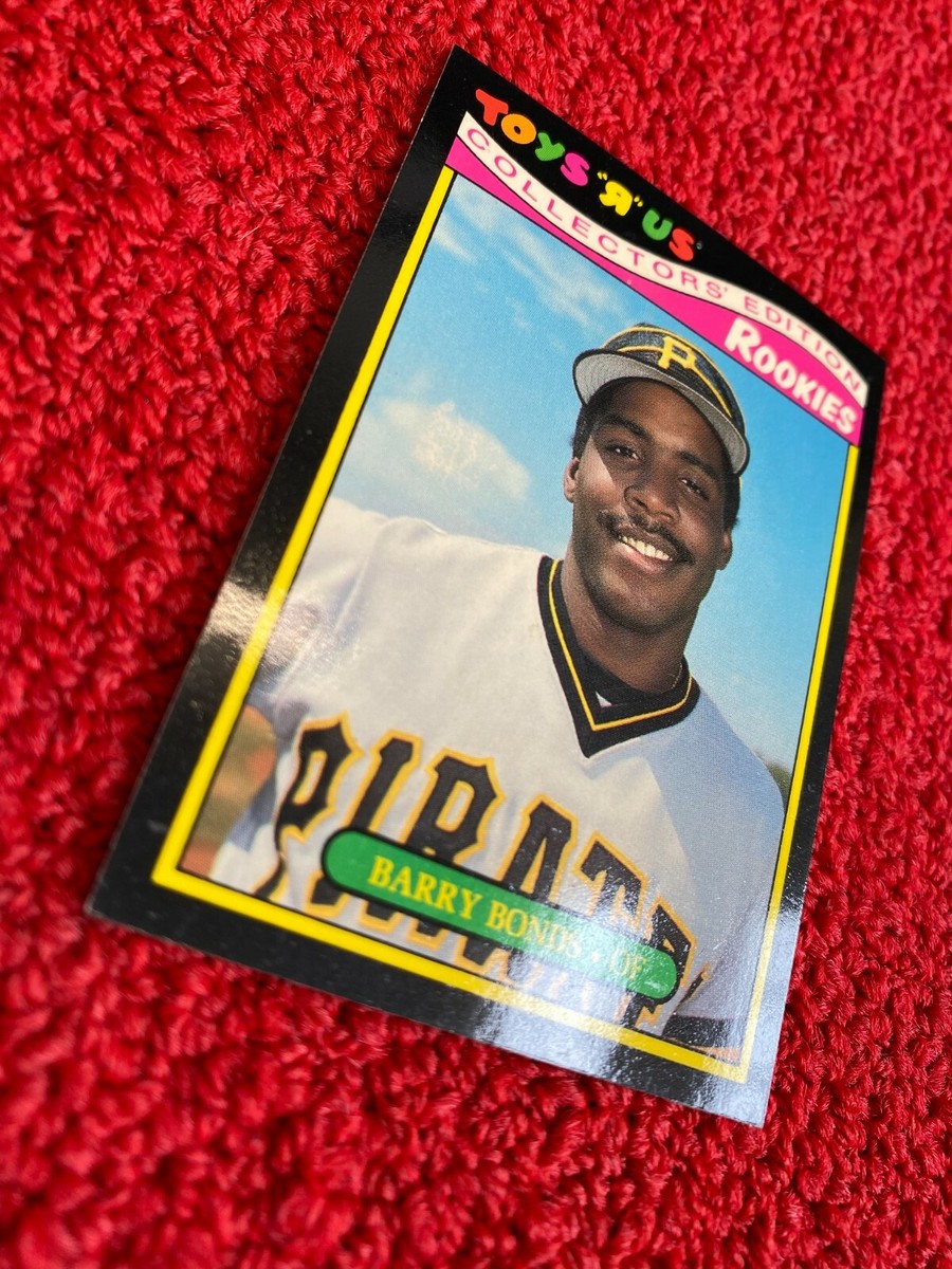 1987 Toys R Us #4 ~ Barry Bonds Rookie Card RC ~ Zoooom in