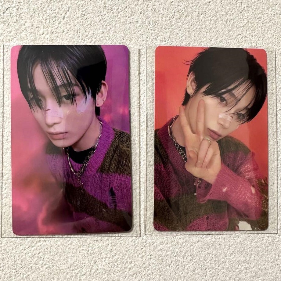 ENHYPEN ORANGE BLOOD SUNOO ソヌ トレカ 4枚セット ENHYPEN SUNOO Orange Blood KSANA ver. Official Photocard