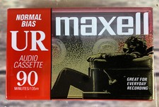 Maxell UR Audio Cassette, 90 Min. New