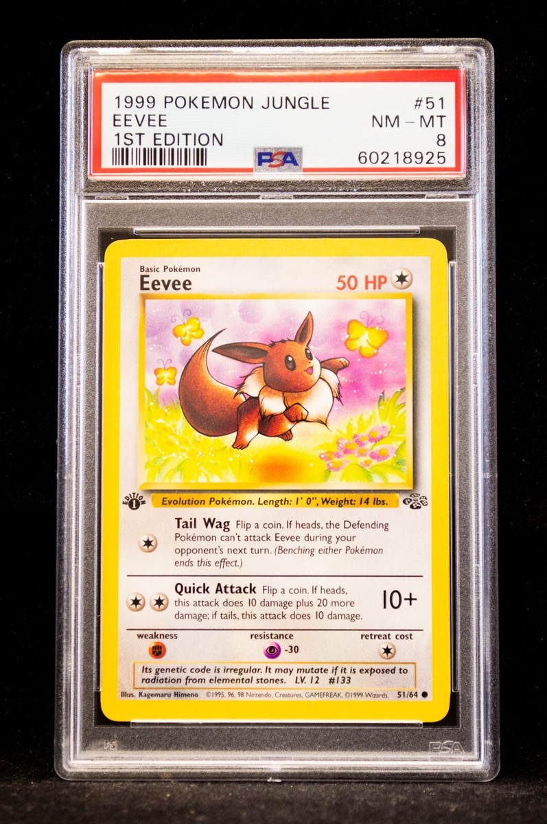 1999 Pokémon Jungle Eevee #51 PSA 8 1st Edition | eBay