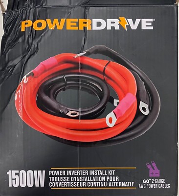 RoadPro PowerDrive 1500W Power Inverter Kit (PDIKT1)