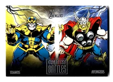 '22 Fleer Ultra Trading Card Avengers Thanos vs Thor #EB11