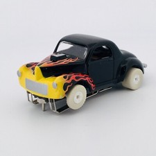 Johnny Lightning Willys Gasser Coupe, Black, White iWheels, ThunderJet Chassis