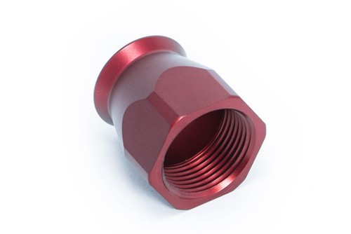 M22x1.5 PTFE Aluminum Fitting Dash 8 /-8 AN / JIC8 Connector Straight Red/Blue Anodized - Picture 8 of 8