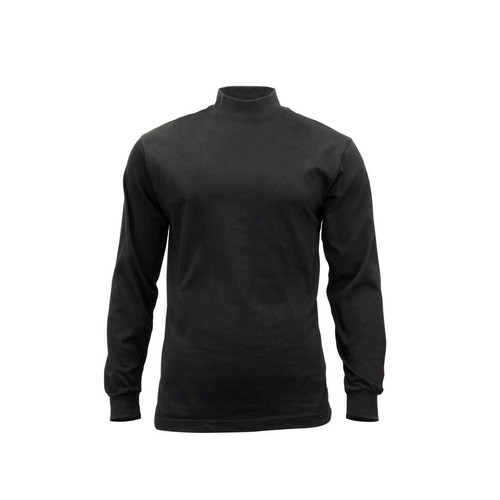 NEW! Rothco Men's Black Mock Turtleneck 