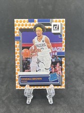 2022-23 DONRUSS BASKETBALL KENDALL BROWN RATED ROOKIE PARALLEL /75 #247 - PACERS