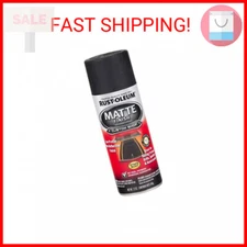 Rust-Oleum 263422 Automotive Matte Finish Spray Paint, 12 oz, Matte Black