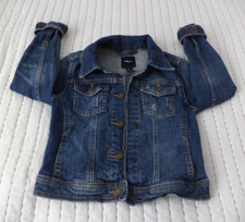 Gap Kids Girl's Blue Denim Jacket Medium Wash Stretch Size S