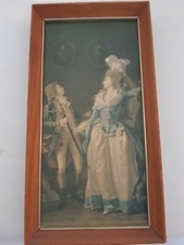 Quadretto CON STAMPA FIGURA VITTORIANA - VINTAGE - Collezione personale