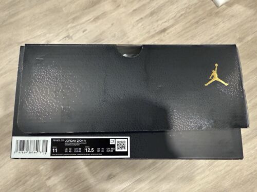 Jordan Zion 4 - Grey Fog/Black-Metallic Silver - Picture 3 of 5