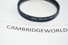 LEICA LEITZ WETZLAR 67mm UVa Screw in OPTICAL Glass Filter CAT.No.13381