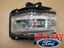 17 thru 26 Super Duty OEM Ford Mirror Signal Lamp Lens w/ Spot - LEFT DRIVER