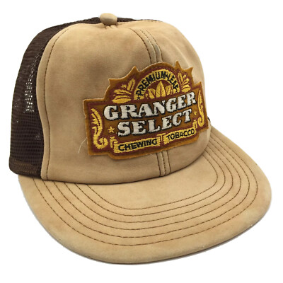 granger select chewing tobacco Vintage Granger Select Chewing Tobacco Cap Hat Trucker Snapback K Products  Bro
