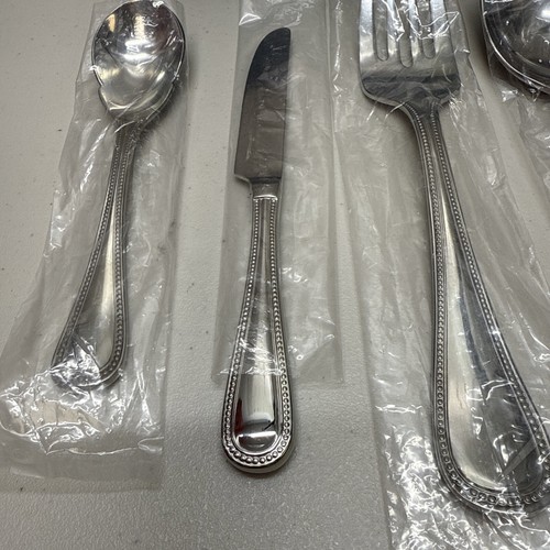 Reed & Barton Grand Hotel II 5 Piece Server Set 18/10 Stainless Flatware NIB - Picture 7 of 13