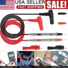 20A 1000V Digital Multimeter Universal Probe Wire Cable Test Lead Alligator Clip