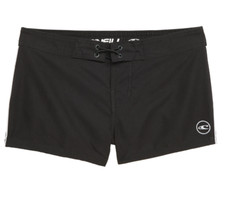 O'Neill L78002 Girl's Black Saltwater Solids Board Shorts Size 5