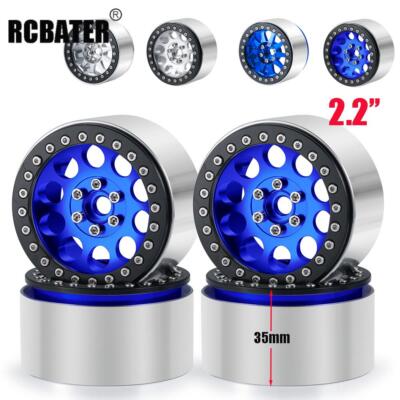 RCBATER For RC 1:10 Axial Wraith 90048 RR10 etc 2.2'' Beadlock Wheel Rims 35mm US