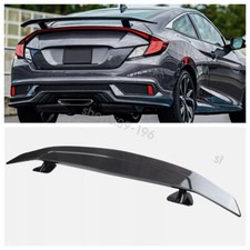 47" Carbon Fiber Spoiler Wing Rear Trunk Wing GT StyleFor Honda Civic SI US