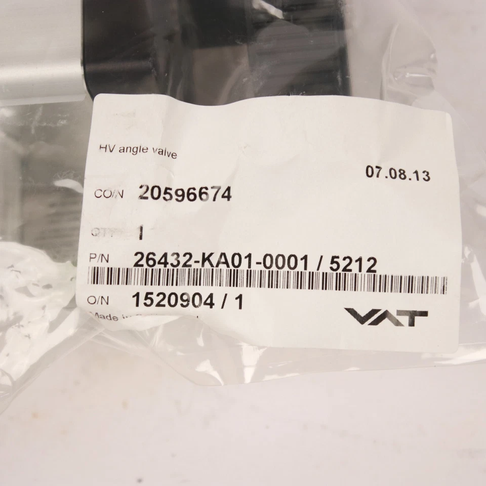 VAT 26432-KA01-0001/5212 VALVE, BRAND NEW - Image 2 of 4