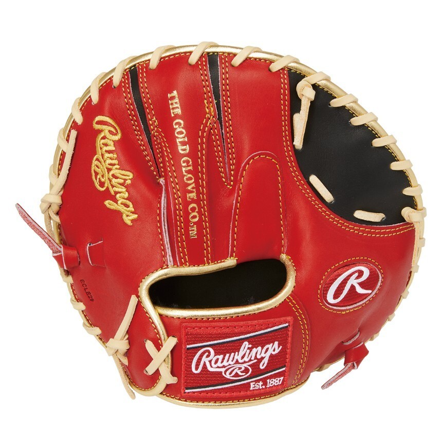 GH1GT2 Rawlings Red Scarlet Training Gloves Scarlett Baseball