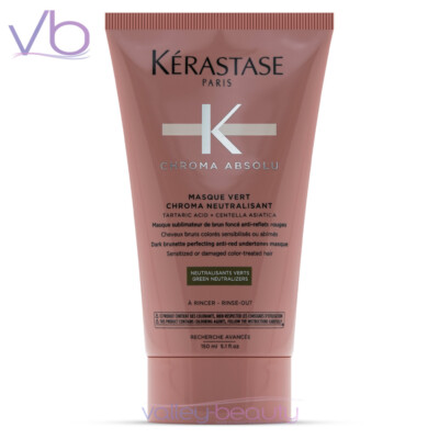 KERASTASE Masque Vert Chroma Neutralisant | Color Correcting Mask
