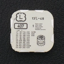 Landeron 48 Clutch Wheel Watch Part #407 New Old Stock Watchmakers (C12D24)