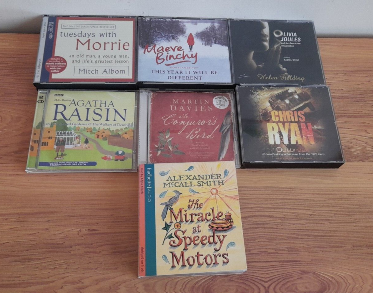 Audiobook CD Bundle / Job Lot 7 x Various Authors Audio Books eBay