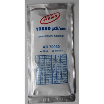 Packung 25 Beutel Adwa Lösung Eichlösung Ec 12.88 - 12880 Mikro Siem