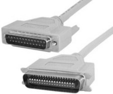 USED 10ft IEEE1284 Shielded Parallel Printer DB25 Centronic36pin Cable/Cord AB